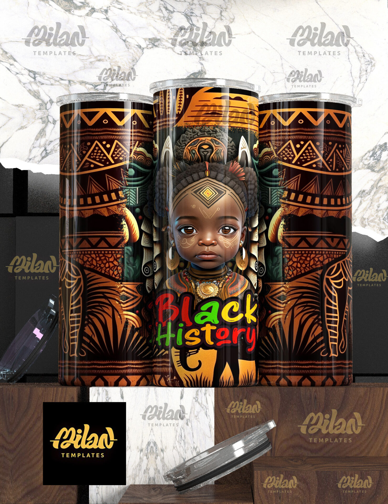 Kids – Black History – 02 – Milan Templates – tumbler 05 – mkp