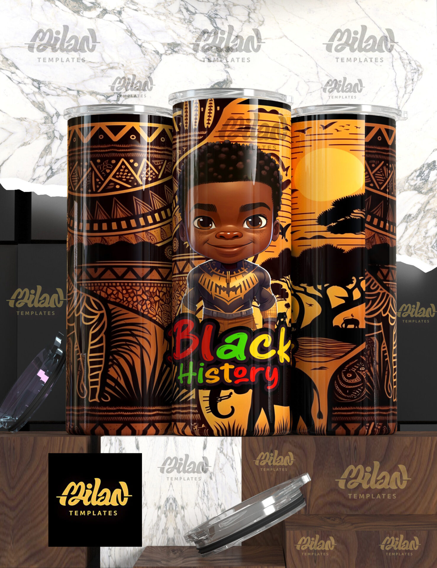 Bundle Kids Black History - 2023 - Sublimation Design - Milan