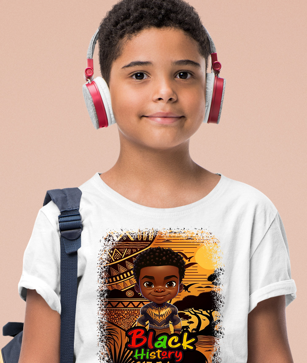 Kids – Black History – 02 – Milan Templates – tumbler – boy 03 – tshirt