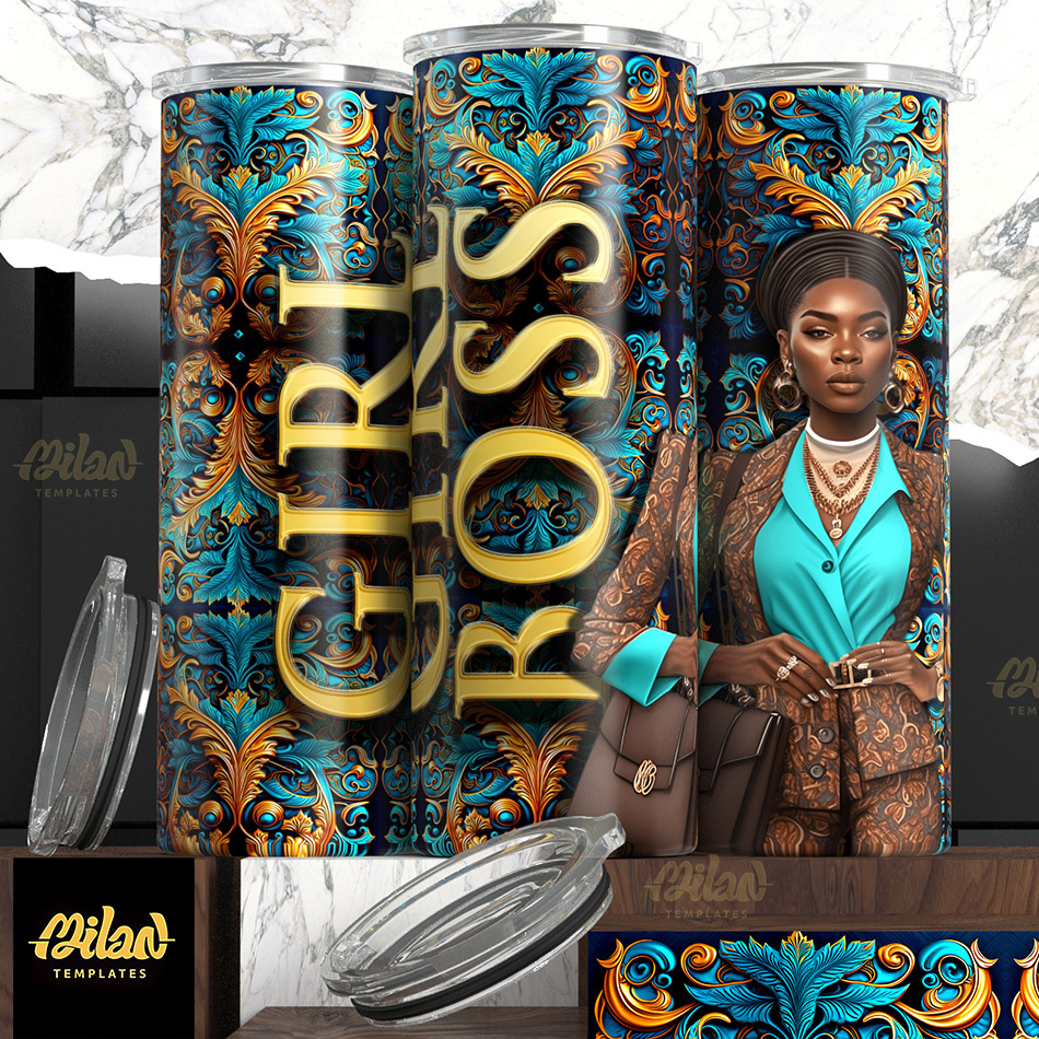 Girl Boss – Black – – Milan Templates – mkp