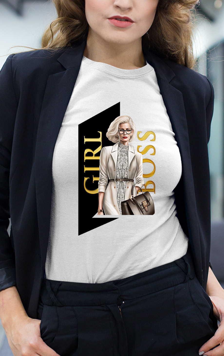 Girl Boss – Blonde – mkp – Milan Templates – tshirt