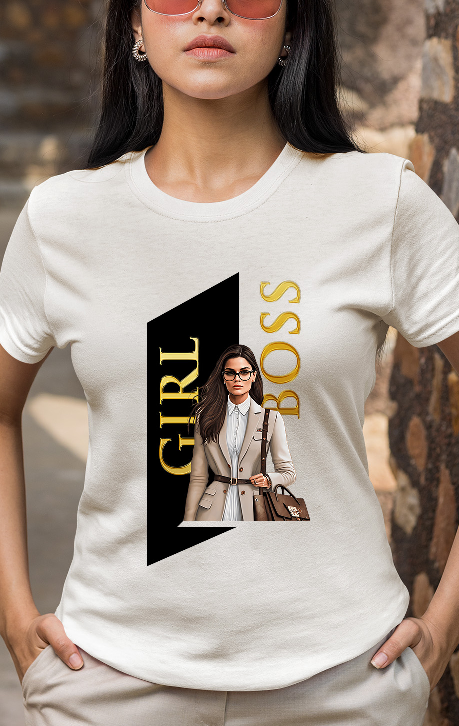 Girl Boss – Brunette – 01 – mkp – tshirt