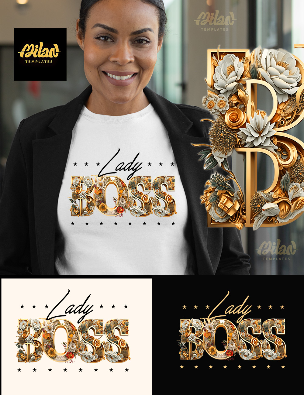 Lady Boss – White BG – Milan Templates – mkp
