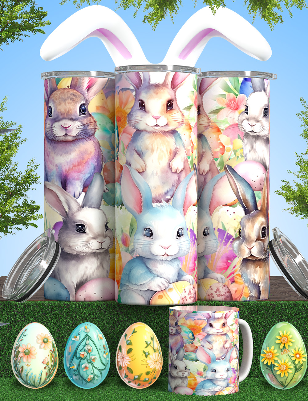 01 Easter – pattern – Milan Templates – mkp