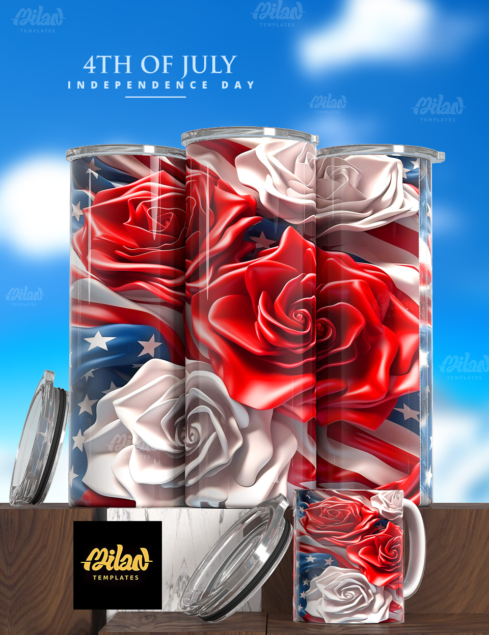 4July – Milan Templates – Flag 03 – mkp