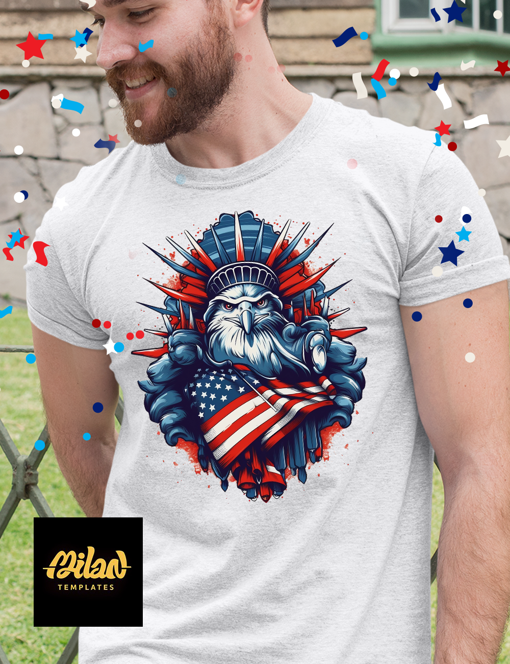 Eagle patriotic – Milan Templates – mkp