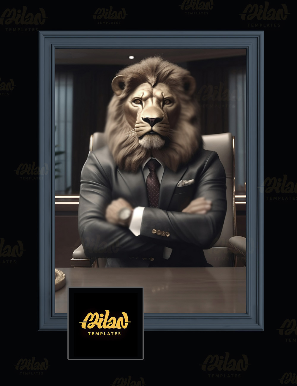 lion – Milan Templates – frame – mkp