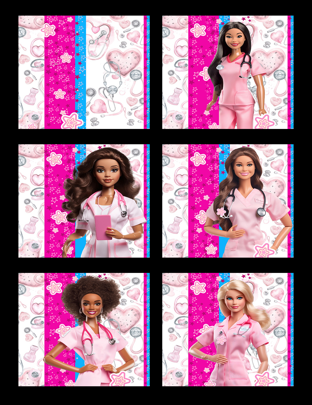 Pink Doll – Nurse -Milan Templates –