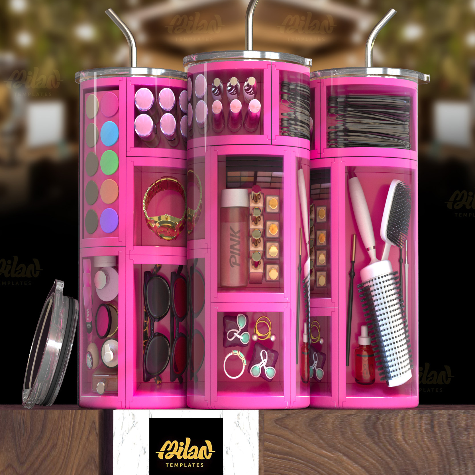 Female Tool Box Digital File Milan Templates