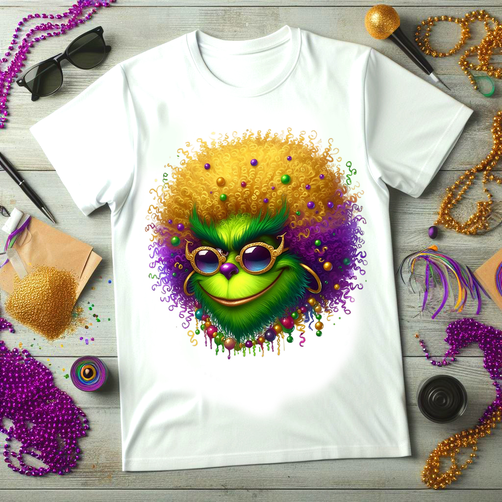 1 – Grinch Happy Mardi Gras – milan templates – mkp