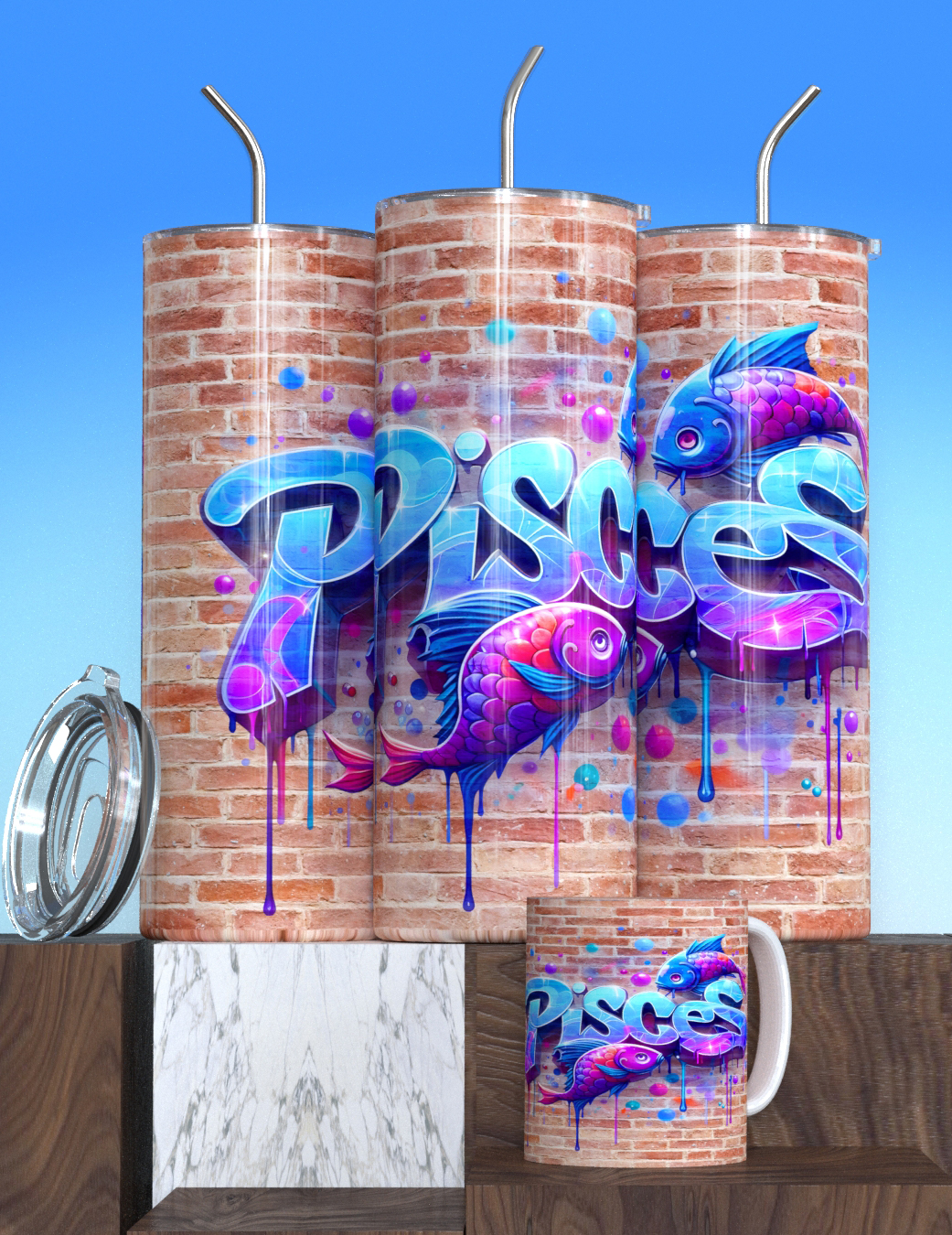 Pisces – Tumbler – milan templates – mkp