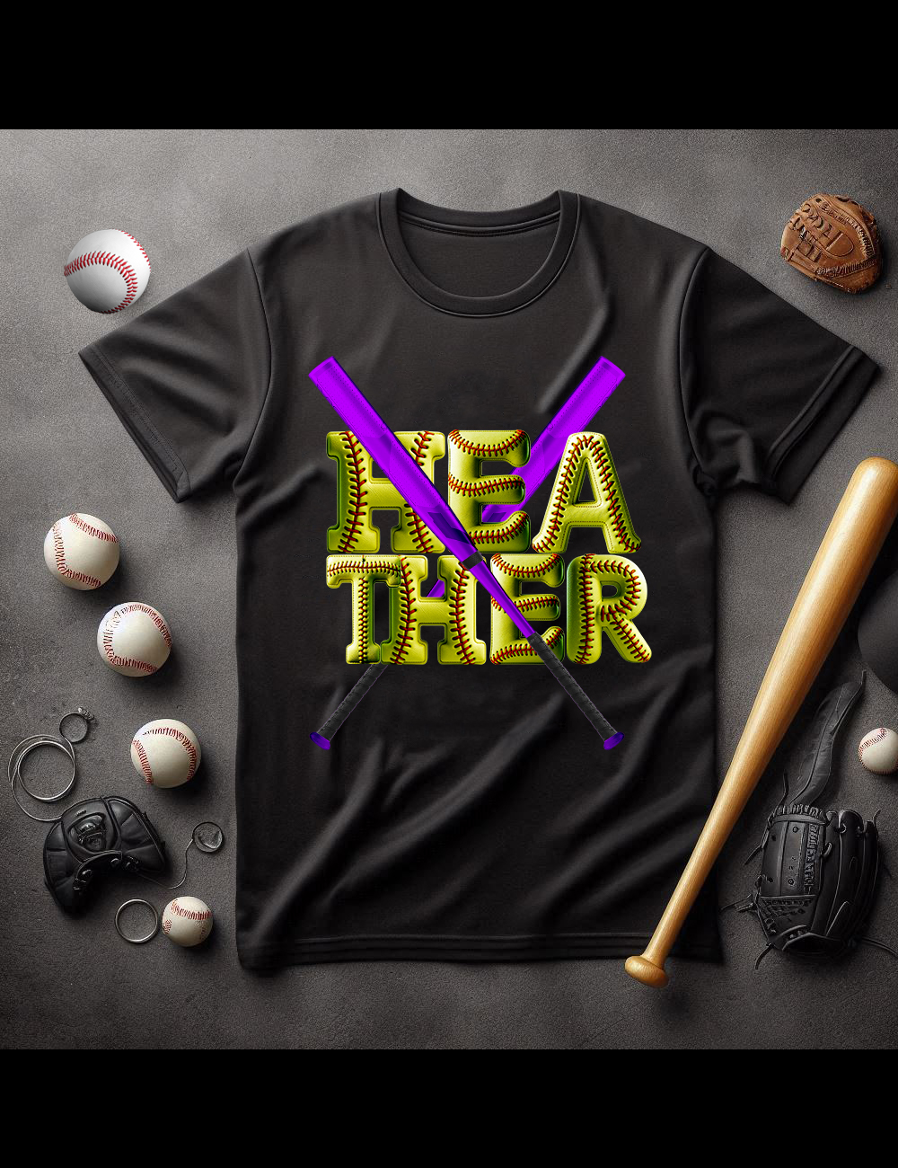 softball mockup – name 01