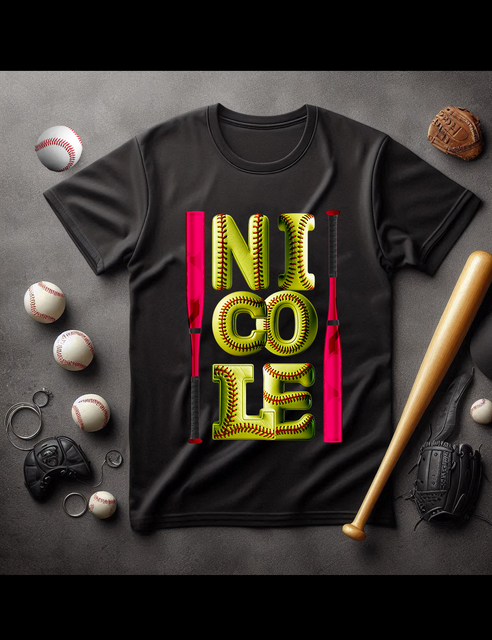 softball mockup – name 02