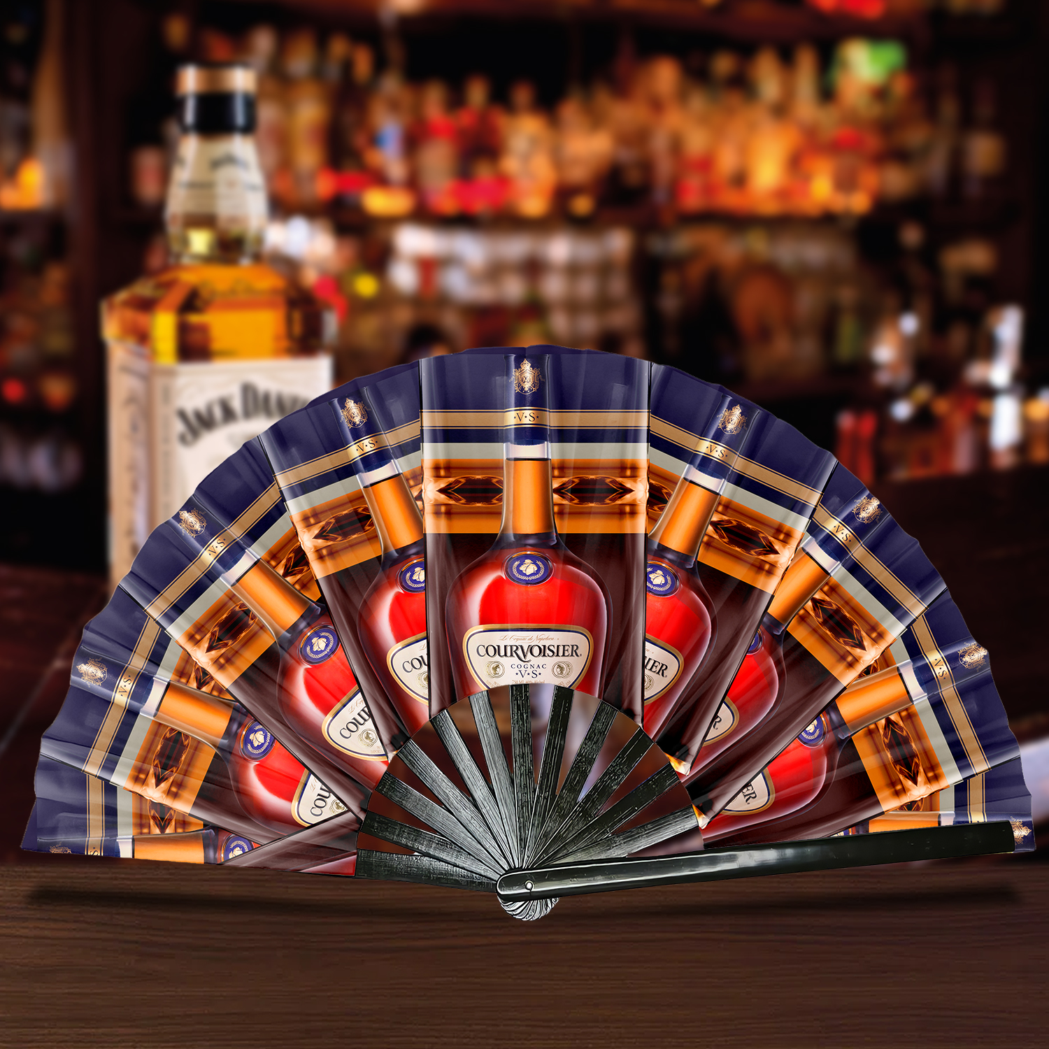 Courvoisier Cognac – Clacking Fan – Milan Templates – mkp