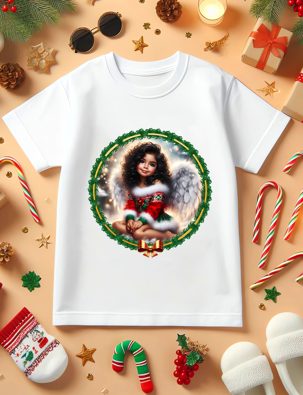 Brunette Angel – Girl – Milan Templates – 02 – tshirt – mkp