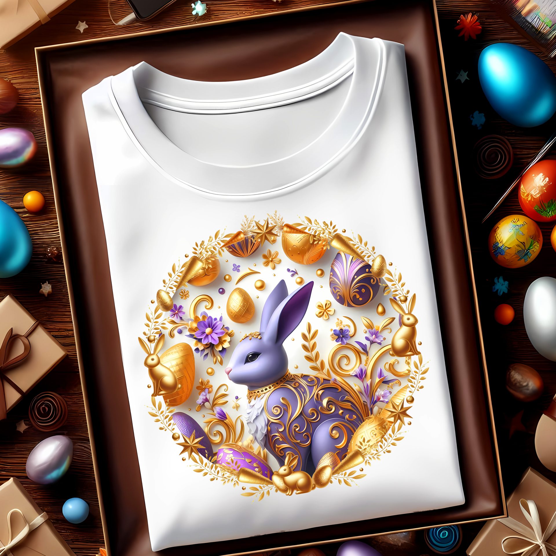 105 – Easter 3D – Milan Templates – T-shirt – mkp