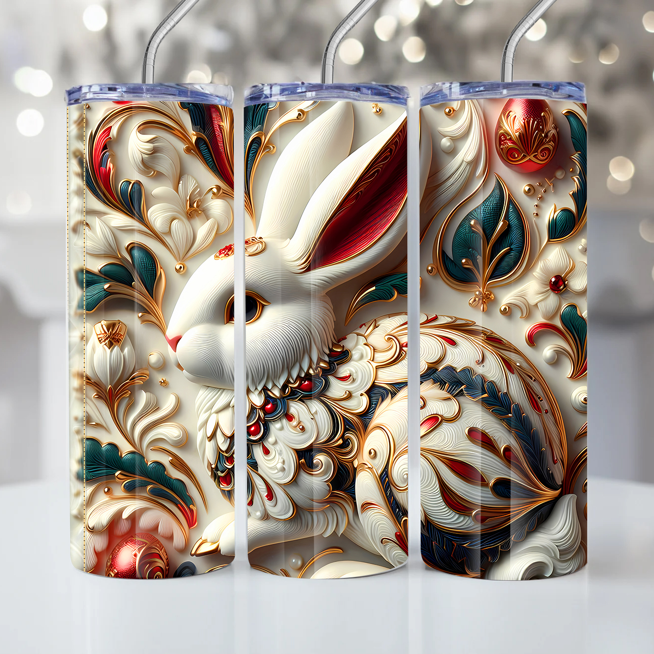 27 – Easter 3D – Milan Templates – tumbler mkp