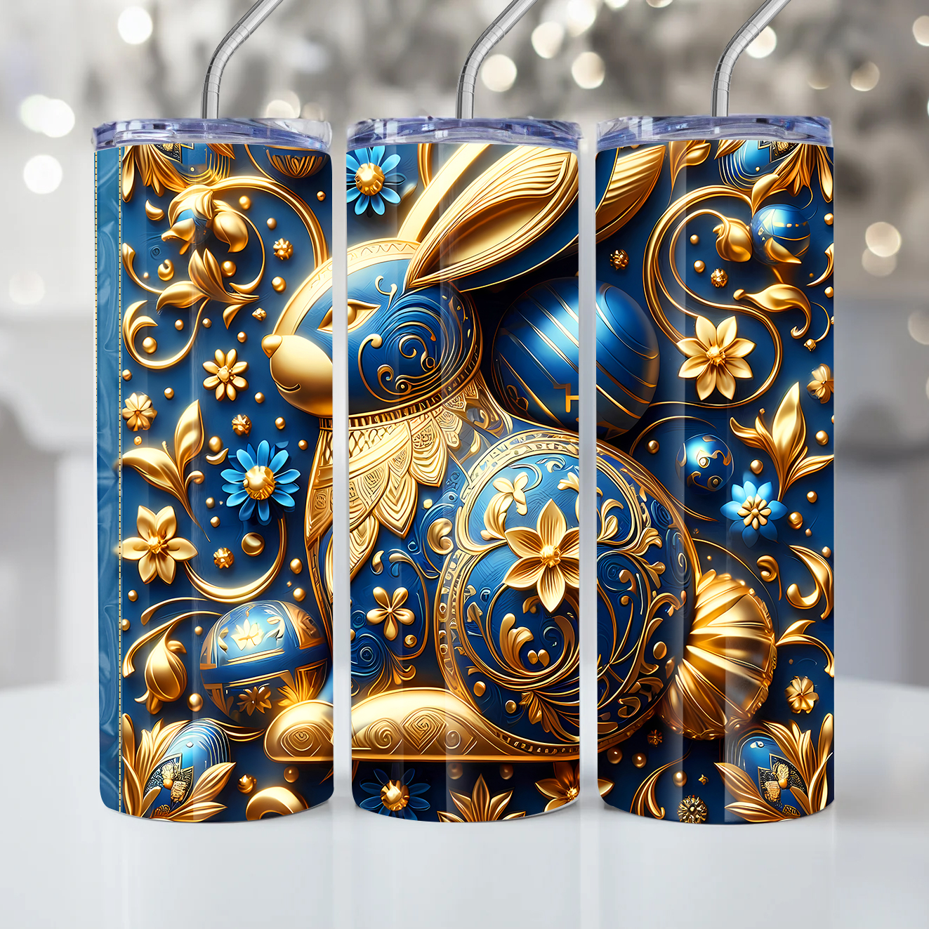 30 – Easter 3D – Milan Templates – tumbler mkp