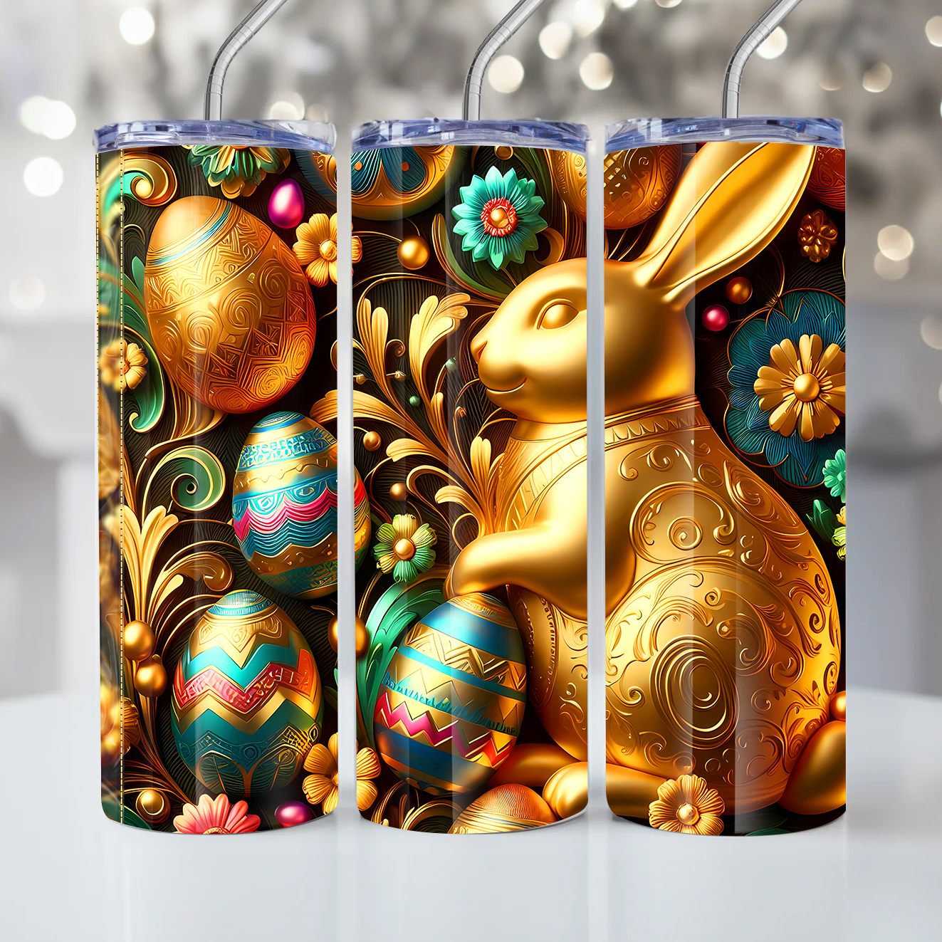 36 – Easter 3D – Milan Templates – tumbler mkp