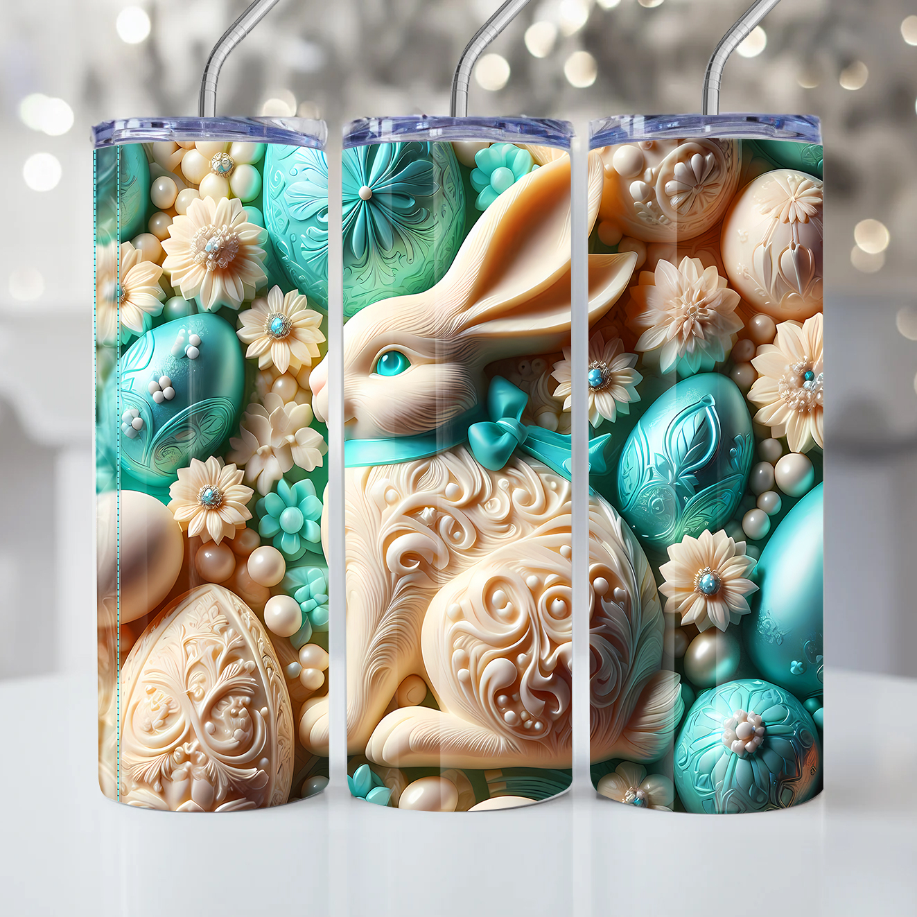 6 – Easter 3D – Milan Templates – tumbler mkp