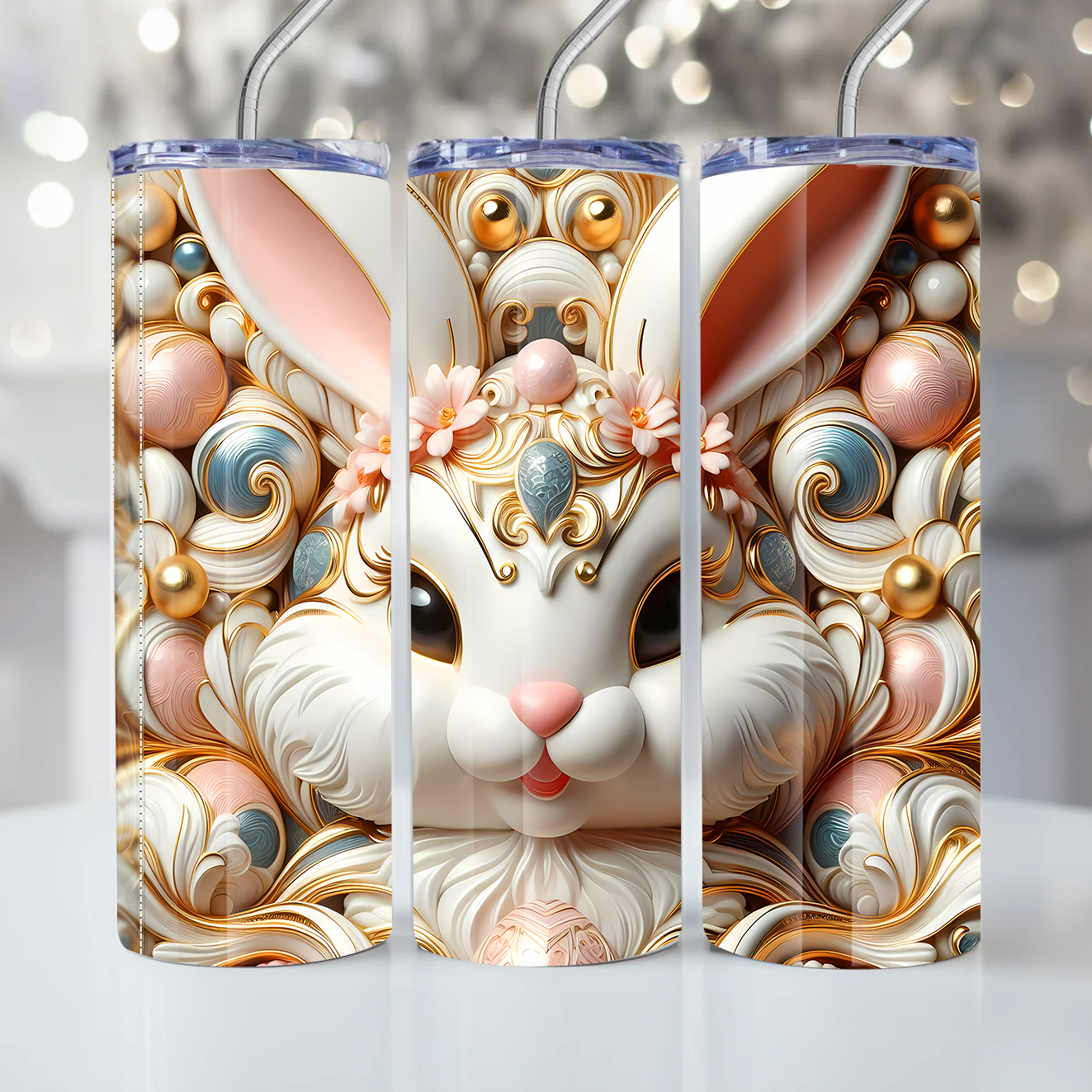 71 – Easter 3D – Milan Templates – tumbler mkp