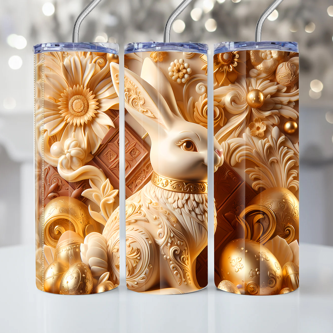 9 – Easter 3D – Milan Templates – tumbler mkp