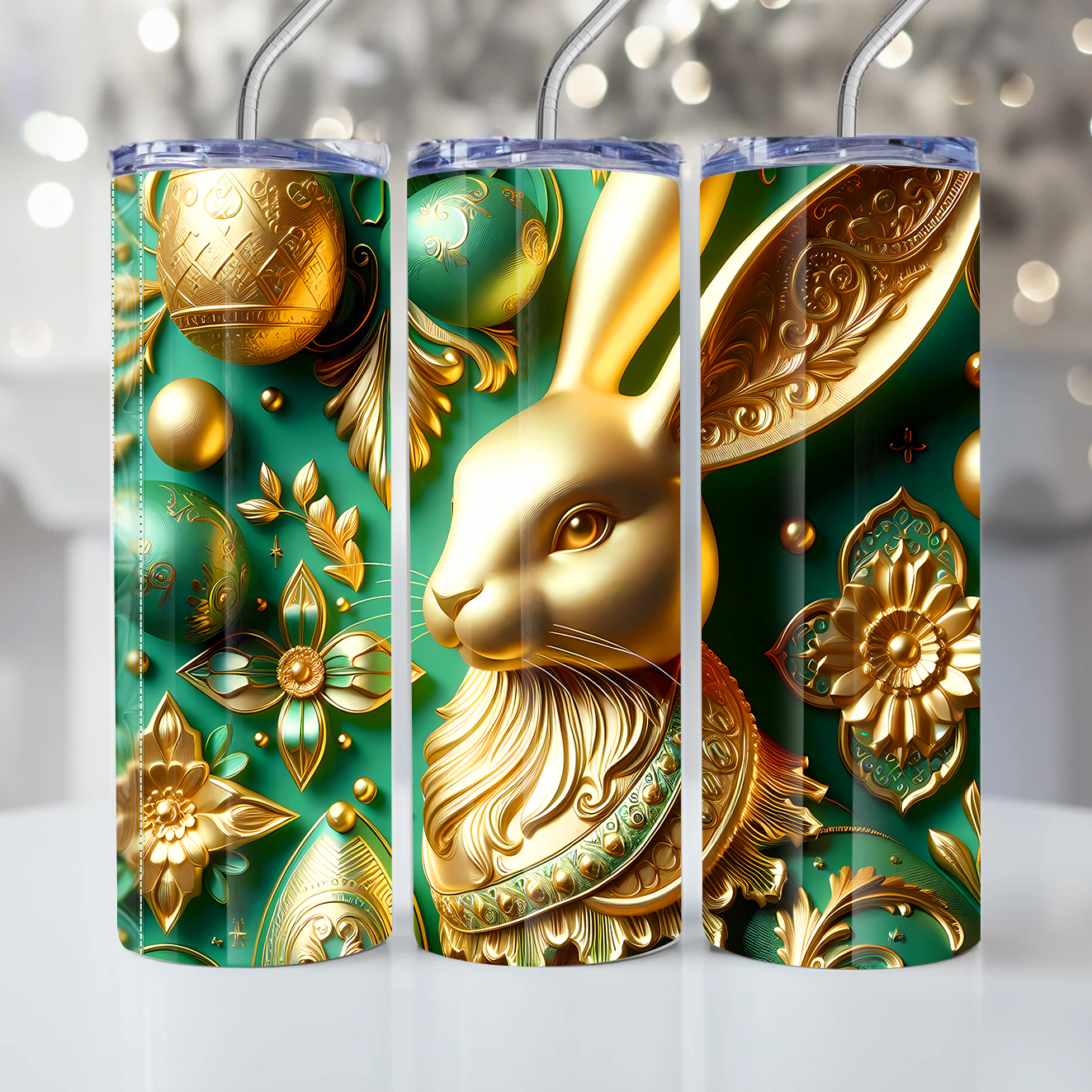 99 – Easter 3D – Milan Templates – tumbler mkp