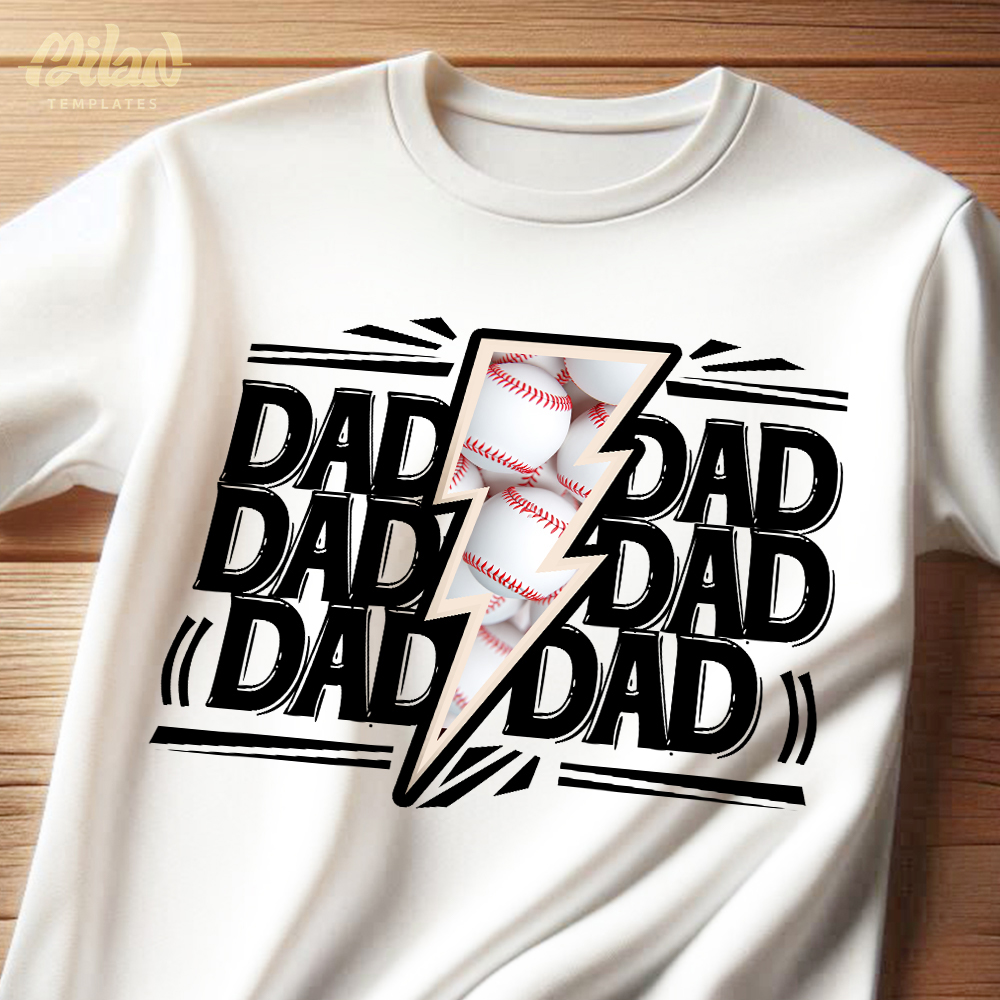 Baseball – Dad 2025 – milan templates – mkp