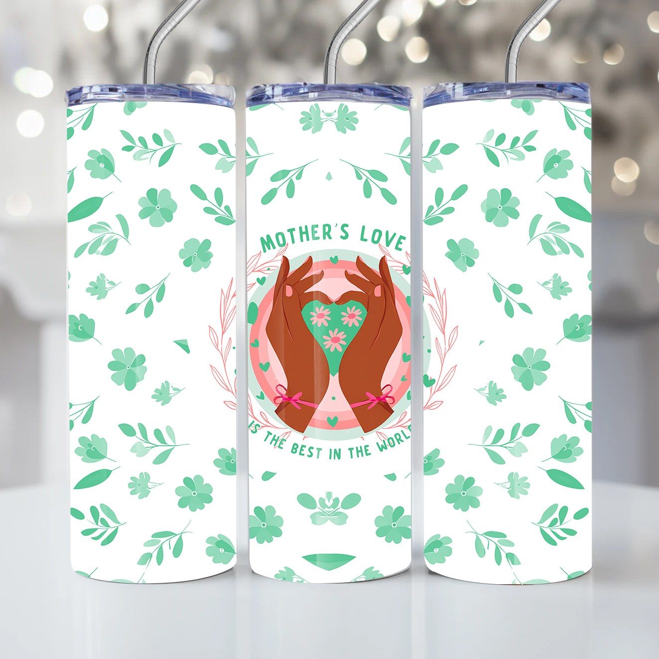 Mothers LOVE – Milan Templates – Green – tumbler – mkp
