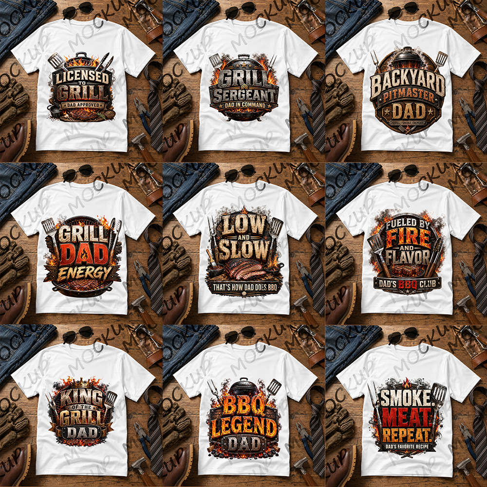 BBQ dad – bundle – milan templates