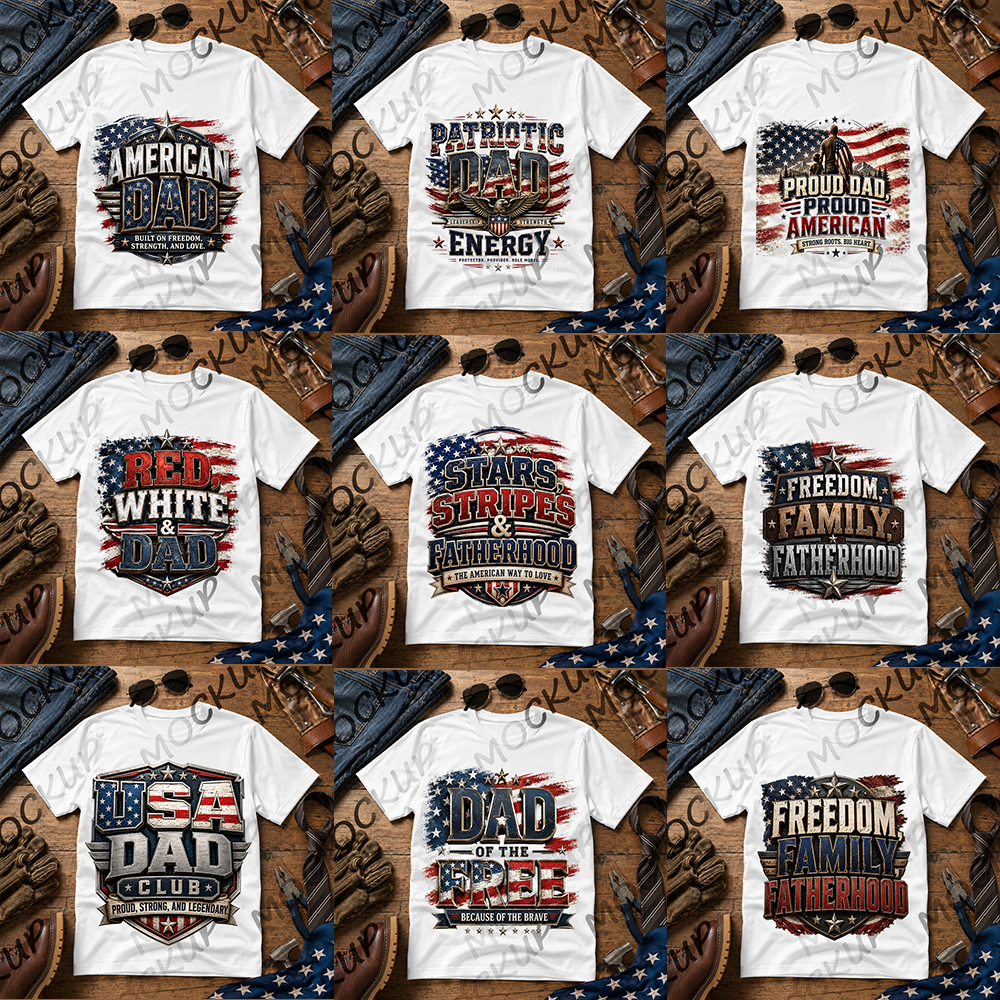 PAtriot dad – bundle – milan templates